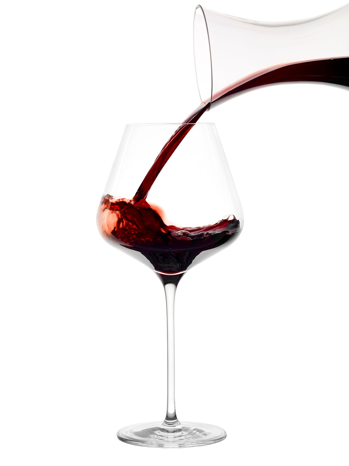 Quatrophil Burgundy Glass 24 oz - Set of 6
