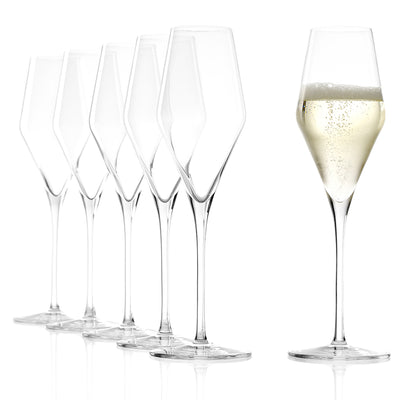 Quatrophil Champagne Flute 10 oz - Set of 6