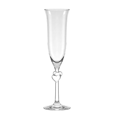L'Amour Satin Champagne Flute 6 oz - Set of 2