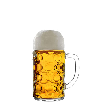 Oberglas Isar Beer Mug 17 oz - Set of 6