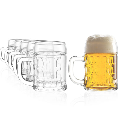 Oberglas Kaiser Beer Mug 10 ¼ oz - Set of 6