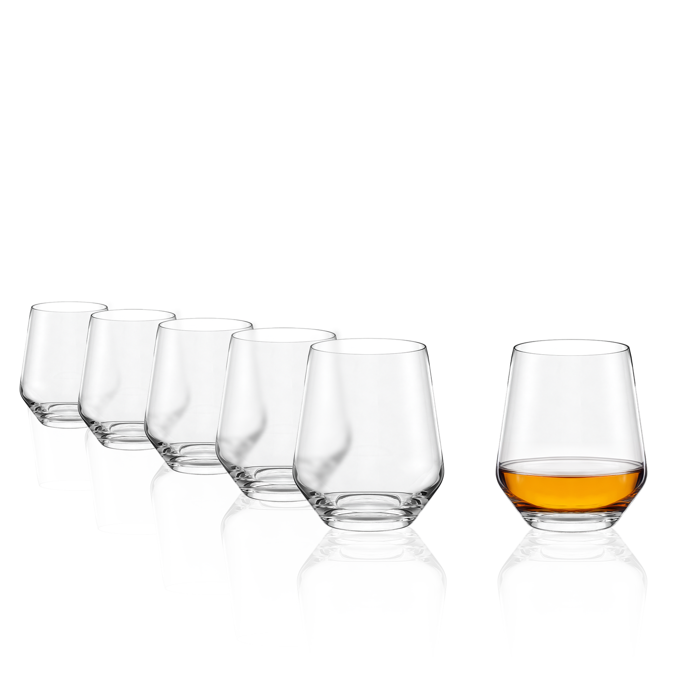 Revolution Quatrophil Whiskey Double Old-Fashioned Tumbler 16 oz - Set of 6