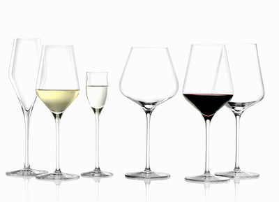 Quatrophil Burgundy Glass 24 oz - Set of 4
