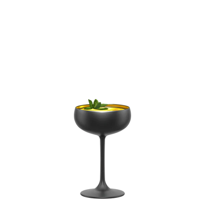 Elements Black & Gold Coupe 7¾ oz