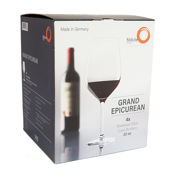 Grand Epicurean Bordeaux Wine Glass 22 oz. - Set of four.