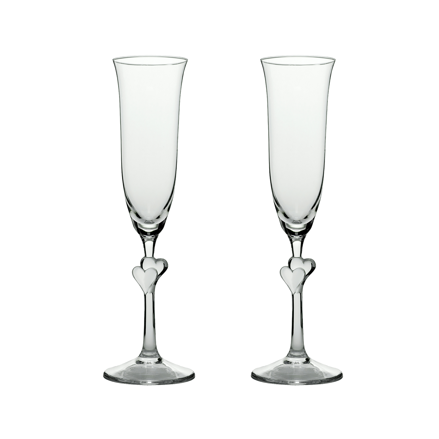 L'Amour Champagne Flute 6 oz - Set of two.