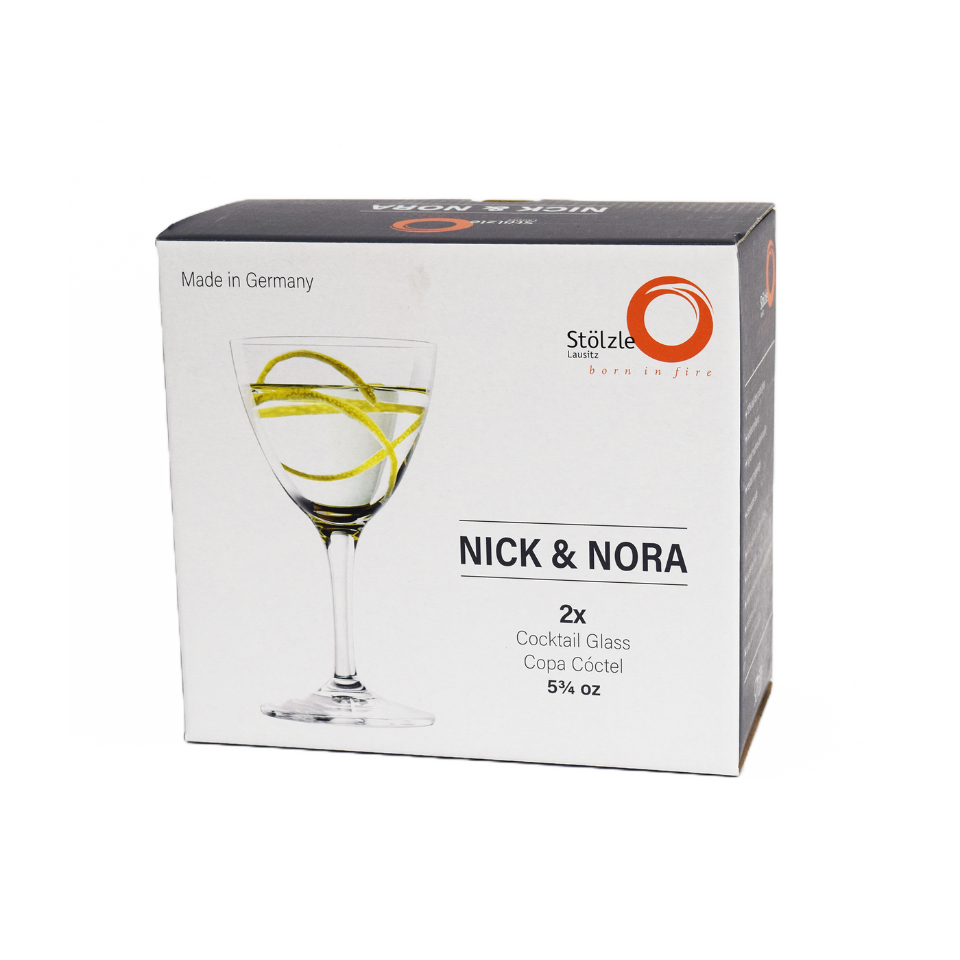 Nick & Nora Cocktail Glass 5 ¾ oz - Set of two.