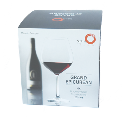 Grand Epicurean Burgundy Wine Glass 26 oz - Set of four.