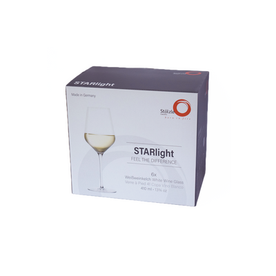 Starlight White Wine 13 3⁄4 oz - Set of six.