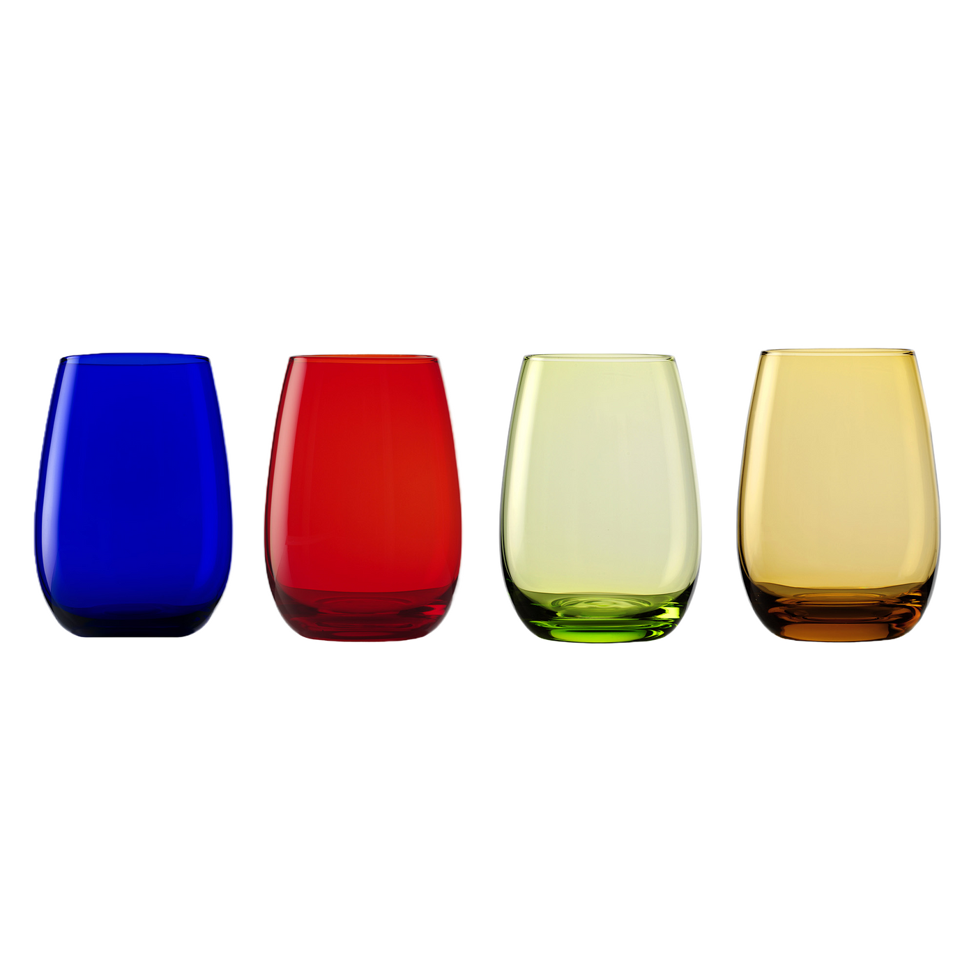 Elements Tumbler Set, Multi-Colored 15 3⁄4 oz - Set of four.